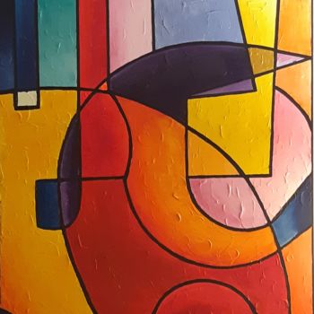 Painting titled "ABS52020#1" by Vincent Faus, Original Artwork, Acrylic