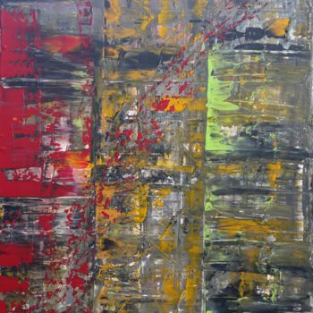 Painting titled "N°44 Abstraction -…" by Vincent Faus, Original Artwork