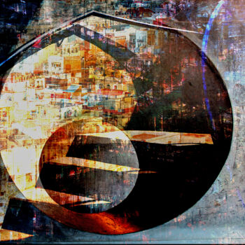 Digitale Kunst getiteld "le rêve de l'escali…" door Vincent Frediani, Origineel Kunstwerk, Digitaal Schilderwerk
