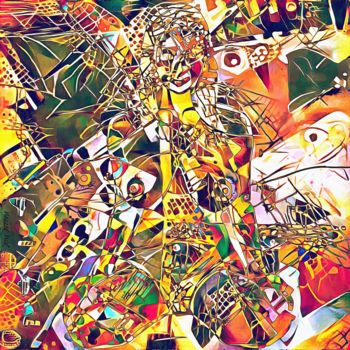 Цифровое искусство под названием "Série Abstrait  " L…" - Vincent Oriol, Подлинное произведение искусства, Цифровая живопись