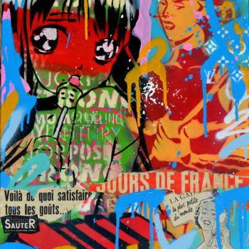 Картина под названием "De quoi satisfaire…" - Vincent Richeux, Подлинное произведение искусства