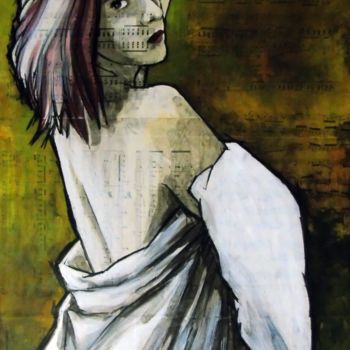 Pittura intitolato "Eva" da Vincent Tessier Xxc, Opera d'arte originale, Acrilico