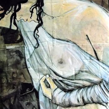 Pittura intitolato "transparent" da Vincent Tessier Xxc, Opera d'arte originale, Inchiostro