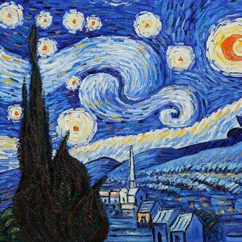 "VINCENT VAN GOGH -…" başlıklı Tablo Vincent Van Gogh tarafından, Orijinal sanat, Petrol