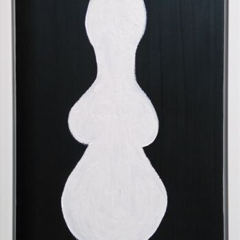 Pintura intitulada "Nu Blanc" por Vincent Cheikh, Obras de arte originais, Acrílico