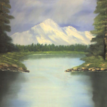 Pittura intitolato "little-lake.jpg" da Vincent Consiglio, Opera d'arte originale