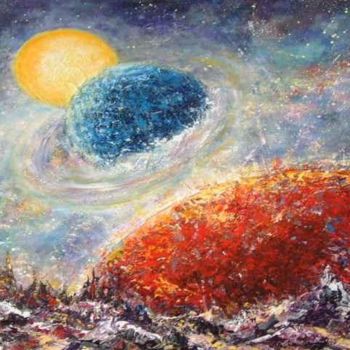 Painting titled "MARS" by Vincent Pulpito, Original Artwork