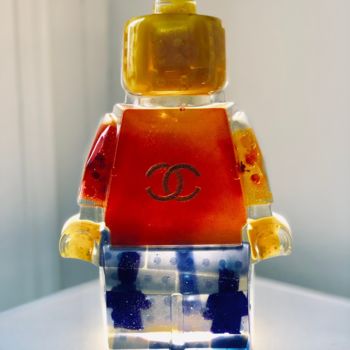 Sculpture titled "legoclusion N°16" by Vincent Sabatier (VerSus), Original Artwork, Mixed Media