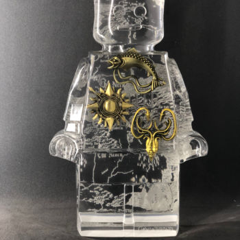 Sculpture titled "Roboclusion GOT N°02" by Vincent Sabatier (VerSus), Original Artwork, Resin