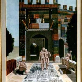 Painting titled "Castle" by Vincenzo Conciatori, Original Artwork