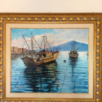 Pintura intitulada "Golfo di Pozzuoli" por Vincenzo Del Mese, Obras de arte originais