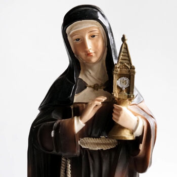 Fotografia intitolato "Santa Chiara statue…" da Vincenzo Izzo, Opera d'arte originale, Fotografia digitale
