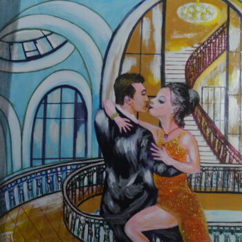 Painting titled "TANGO DESIDERIO" by Vincenzo Neri, Original Artwork, Acrylic