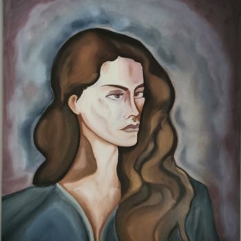 Painting titled "Medea" by Vincenzo Cohen, Original Artwork, Oil