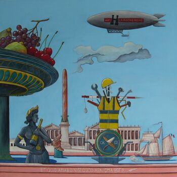 Картина под названием ""ET QUID AMABO NISI…" - Vincenzo Squillacioti, Подлинное произведение искусства, Темпера