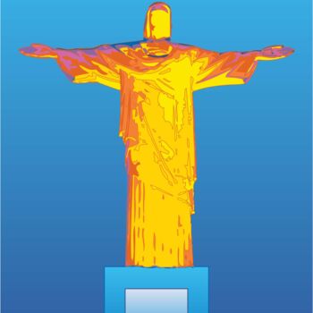 Digitale Kunst mit dem Titel "Rio 2016 Olympic Un…" von Vinci Art, Original-Kunstwerk, 2D digitale Arbeit