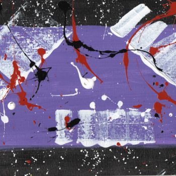 Peinture intitulée "Abstrato 2" par Vinicius Cosmos, Œuvre d'art originale, Acrylique
