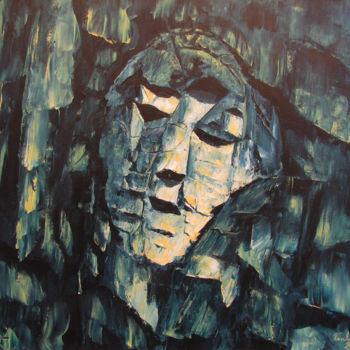 Malerei mit dem Titel "Heaten Maiden" von Vinko Hlebs, Original-Kunstwerk, Acryl