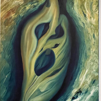 Pittura intitolato "Scream inspired by…" da Vinko Hlebs, Opera d'arte originale, Olio