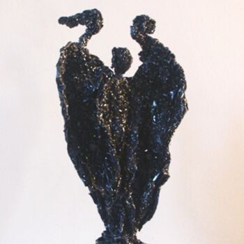 Escultura titulada "k_3_c.v_ht_24.JPG" por Christine Vinson, Obra de arte original, Metales