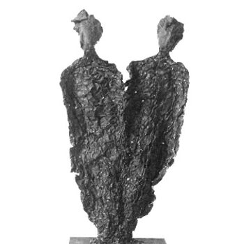 Skulptur mit dem Titel "I_c.v__ht_26,5_cm.j…" von Christine Vinson, Original-Kunstwerk, Metalle