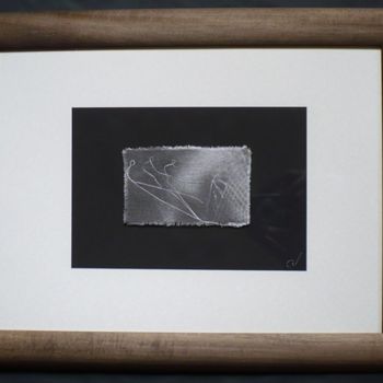 Sztuka tkaniny zatytułowany „Tableau tissu (37x4…” autorstwa Christine Vinson, Oryginalna praca