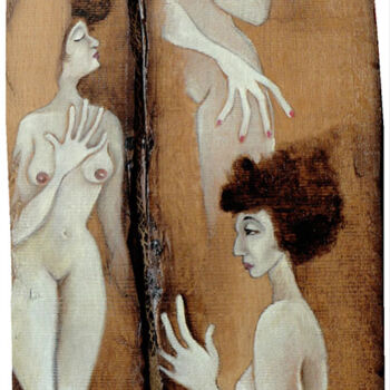 Malerei mit dem Titel "Senza titolo 353-20…" von Viola Di Massimo, Original-Kunstwerk, Öl