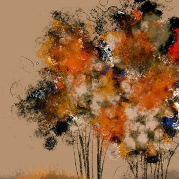 Pintura titulada "Autumn climates" por Viola Gr, Obra de arte original, Pintura Digital