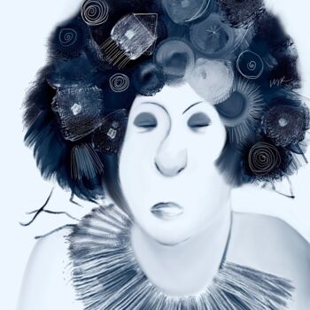 Картина под названием "Everyone has dreams" - Viola Gr, Подлинное произведение искусства, Цифровая живопись