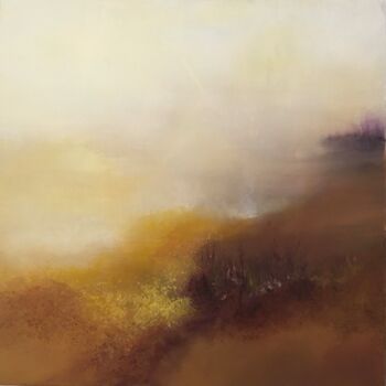 Painting titled "Brume matinale sur…" by Violaine Boyer, Original Artwork, Acrylic