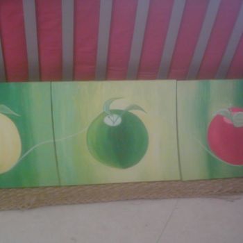 Peinture intitulée "apple" par Nadia Viola Berra, Œuvre d'art originale