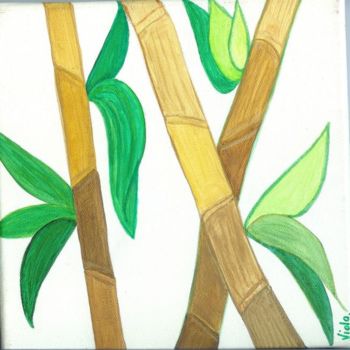 Painting titled "bambou_002.jpg" by Nadia Viola Berra, Original Artwork