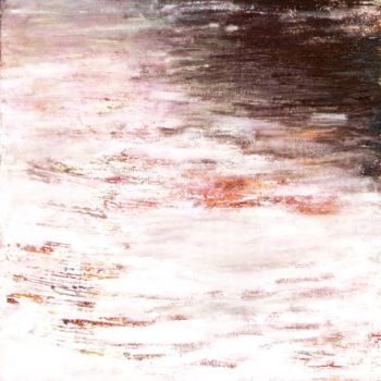 Painting titled "Neige II" by Violette Barth Spiecker, Original Artwork, Oil