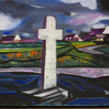 Картина под названием ""croix-de-la-chapel…" - Viva, Подлинное произведение искусства, Масло