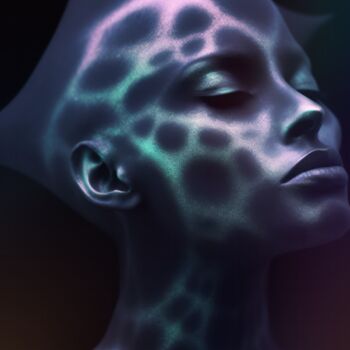 Digitale Kunst mit dem Titel "Xenosapien #6" von Virgil Quinn, Original-Kunstwerk, Digitale Fotografie