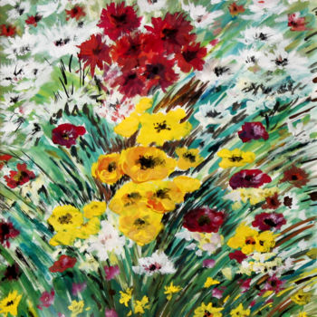 Peinture intitulée "fiori-di-campo.jpg" par Virginia Iarocci, Œuvre d'art originale