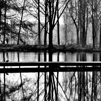 Fotografie getiteld "Un matin d'hiver" door Virginie Dartois, Origineel Kunstwerk, Digitale fotografie