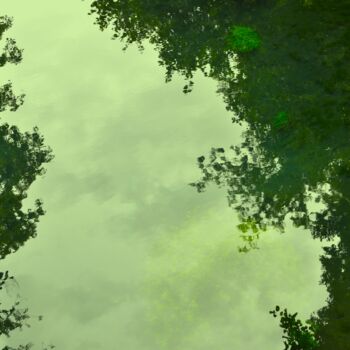 Photographie intitulée "Eaux vertes" par Virginie Dartois, Œuvre d'art originale, Photographie numérique