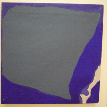 Pintura titulada "Territoire Bleu n° 5" por Virginie Gallé, Obra de arte original, Oleo