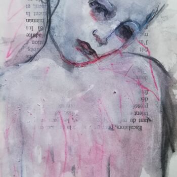 Картина под названием "Childhood" - Virginie Hils, Подлинное произведение искусства, Акрил