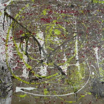 Peinture intitulée "En forêt" par Vie, Œuvre d'art originale, Acrylique