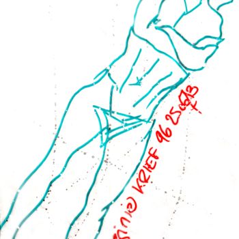 Rysunek zatytułowany „Homme Calque” autorstwa Esterelle Lacrimosa, Oryginalna praca, Inny