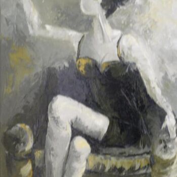 Malerei mit dem Titel "hep garçon" von Virginie Lallemand, Original-Kunstwerk, Andere
