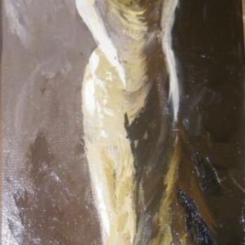 Painting titled "femme longiligne" by Virginie Lallemand, Original Artwork, Other