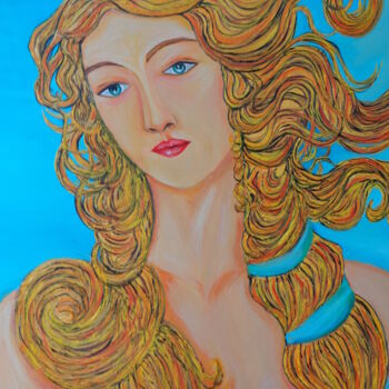 Pintura intitulada "Beauté de Sandro. B…" por Virginie Le Roy, Obras de arte originais, Óleo