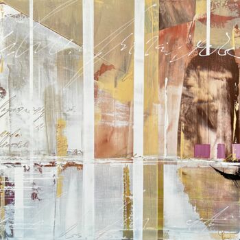 Pittura intitolato "Venezia" da Virginie Munch, Opera d'arte originale, Acrilico Montato su Telaio per barella in legno