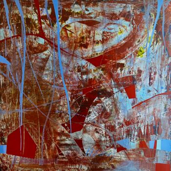 Pittura intitolato "La petite maison da…" da Virginie Munch, Opera d'arte originale, Acrilico Montato su Telaio per barella…