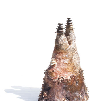 Sculpture intitulée "Montagne fertile Ka…" par Virginie Preux, Œuvre d'art originale, Céramique