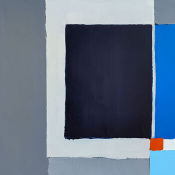 Peinture intitulée "Bleu de Prusse numé…" par Virginie Schroeder, Œuvre d'art originale, Acrylique