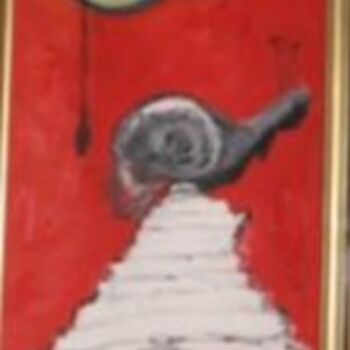 Peinture intitulée "la coquille, l'eche…" par Virginica Bobolocu, Œuvre d'art originale